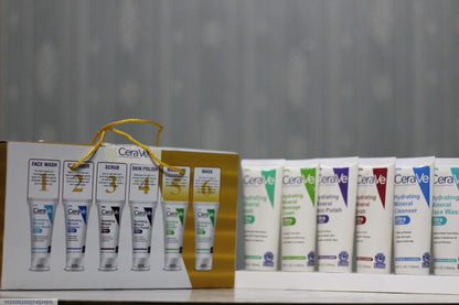 CeraVe Whitening Facial Kit All-in-One Scrub Mask Wash