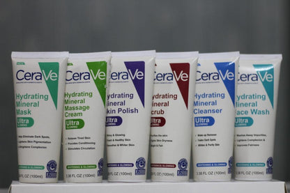 CeraVe Whitening Facial Kit All-in-One Scrub Mask Wash